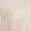 Пуф складной Atmosphera Arum Ribbed Double 76х38 см слоновая кость 207382A