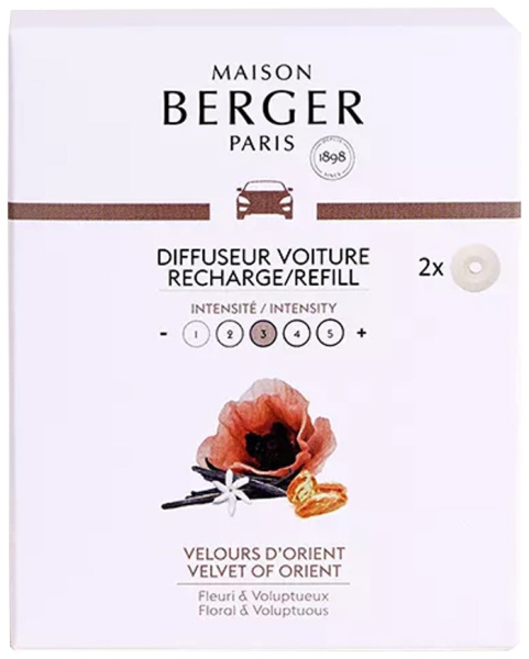 Авто Сменный блок Maison Berger 2шт Восточный бархат