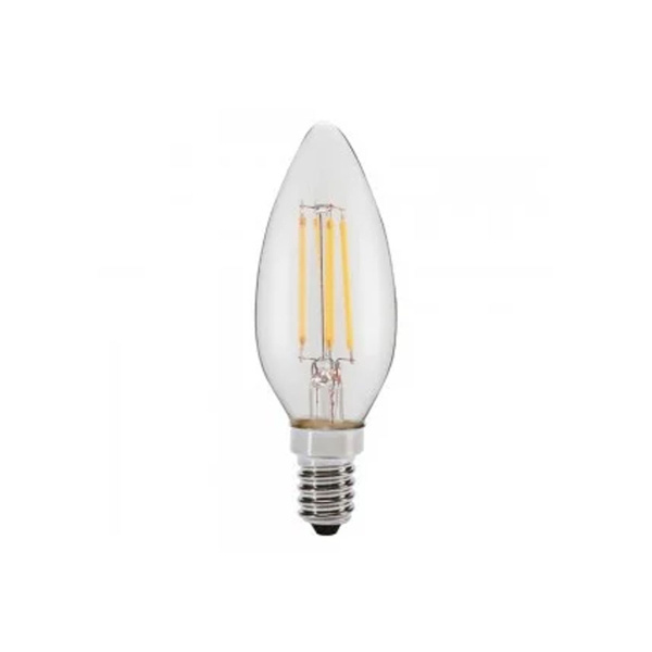 Лампа светодиодная декоративная VO/LEDISONE-2/CLEAR/C35T/6W/SMD/E14/27K/CBOX