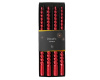 Набор столовых свечей Decoris 4 шт 25 см red 207688 Kmg