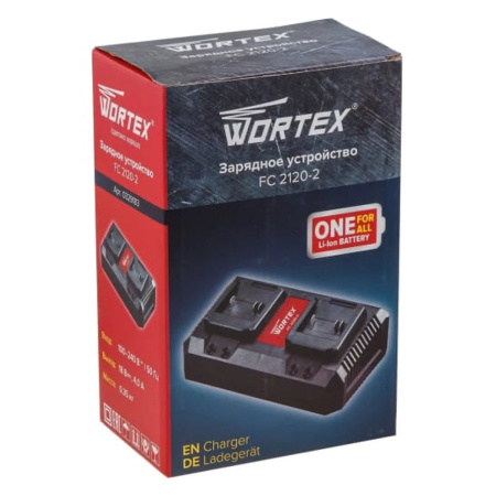 Зарядное устройство WORTEX FC 2120-2 ALL1, арт.0329183