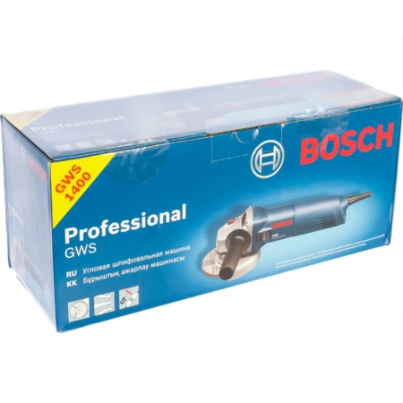 Машина  BOSCH углошлифовальная  GWS 1400 , 125 мм , 1400 Вт,об/мин - 11000, М14