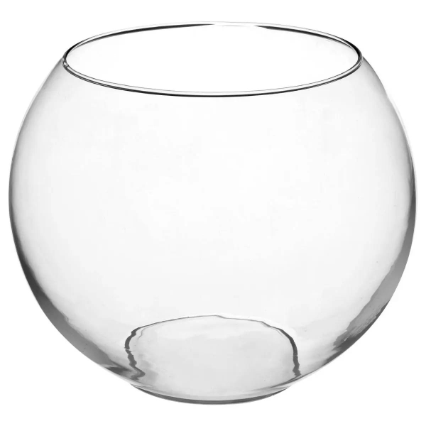 Ваза Atmosphera Шар стекло 25х20 см 124301