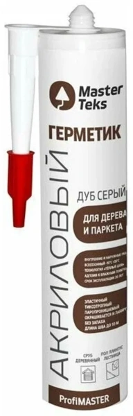 MasterTeks PM герметик акриловый для дерева и паркета 0,29 дуб серый (РОССИЯ)