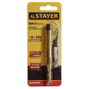 Тестер STAYER "MASTER" для автопроводки, латунный, 6-24В, 110мм