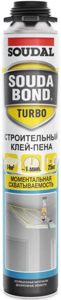 Клей-пена Soudabond Gun Turbo 12*750 мл
