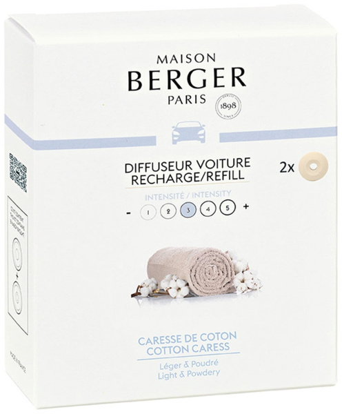Авто Сменный блок Maison Berger 2 шт Нежность хлопка