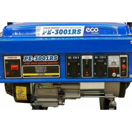 Электростанция (генератор бензиновый) ECO PE-3001RS (2.5 кВт, 230 В, бак 15.0 л, вес 36.5 кг)