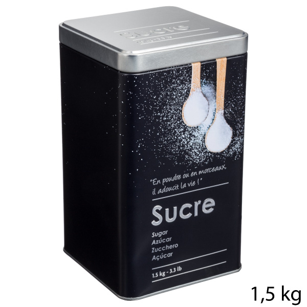 Коробка для сахара 5Five 1500 гр  металл 136309