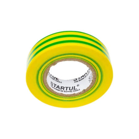 Изолента ПВХ 18ммх20м желто-зеленая STARTUL PROFI (ST9046-7), арт.ST9046-7