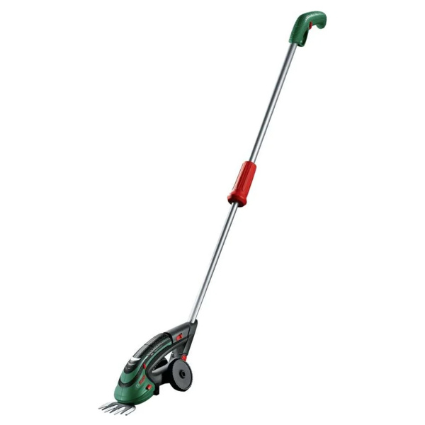 Ножницы садовые аккумуляторные Bosch ISIO + насадка для травы, штанга (0600833109)