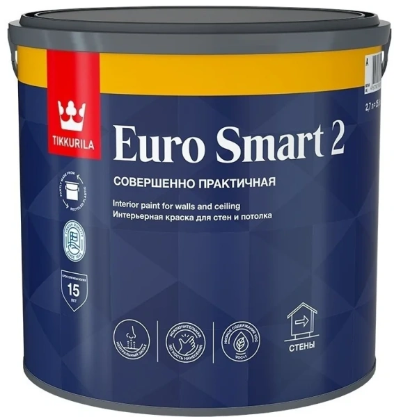 Краска Euro Smart 2 AP New 2,5L