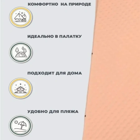 Коврик самонадувающийся Sanjia одноместный 190х65х3 см G05-9B CN