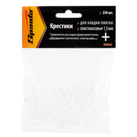 Крестики для кафеля Sparta 1,5мм, 250шт