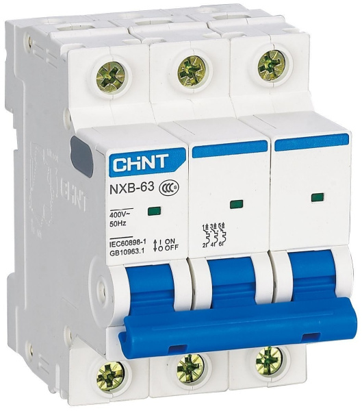 Авт. выкл. NXB-63S 3P 10А 4.5kA х-ка C (R)