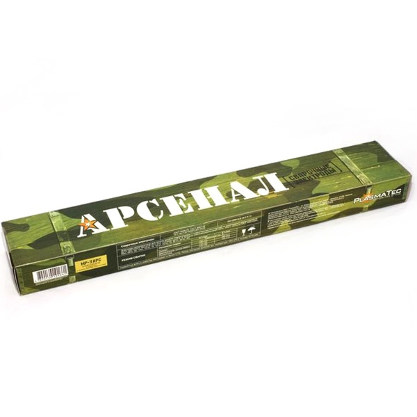 Электроды МР-3 ф 3мм (уп. 1 кг) ТМ Арсенал (ООО "СЗСЭ"), арт.4814541000384