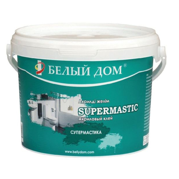 Клей акриловый Белый Дом SUPERMASTIC 1 кг