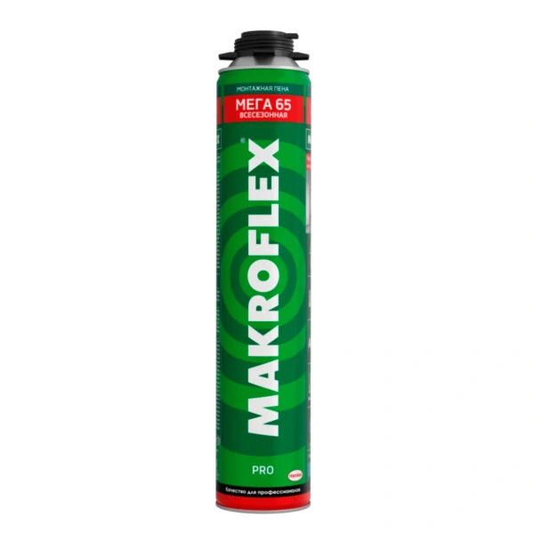 Пена монтажная "Makroflex" Мега 65 PRO AS, 850 мл.