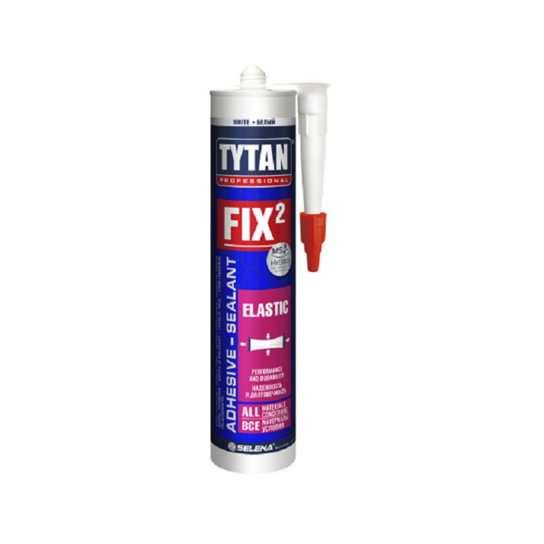TYTAN клей монтажный Fix² Elastic, белый, 290 мл (П)