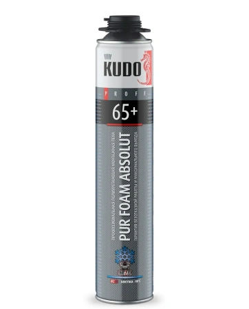 Пена KUDO полиуретановая монтажная PROFF 65+ ARKTIKA