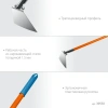 Мотыга GRINDA PH-180 FIBER, 180 х 125 х 1360 мм, нержавеющая сталь, трапециевидный профиль, фибергла