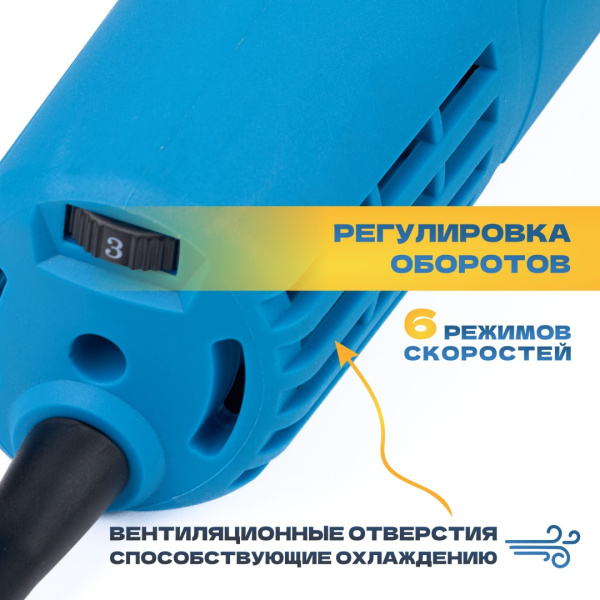 Машина углошлифовальная TULEX TG-125-0.8, 125мм, 11000 об/мин., 800Вт