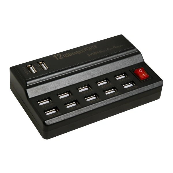 Зарядное устройство сетевое 12 USB портов