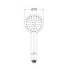 Лейка для душа Gross Aqua,  Alfa 1 режим GA141