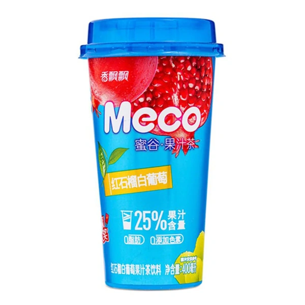 MECO Напиток чай черный со вкусом граната и винограда киш-миш400мл