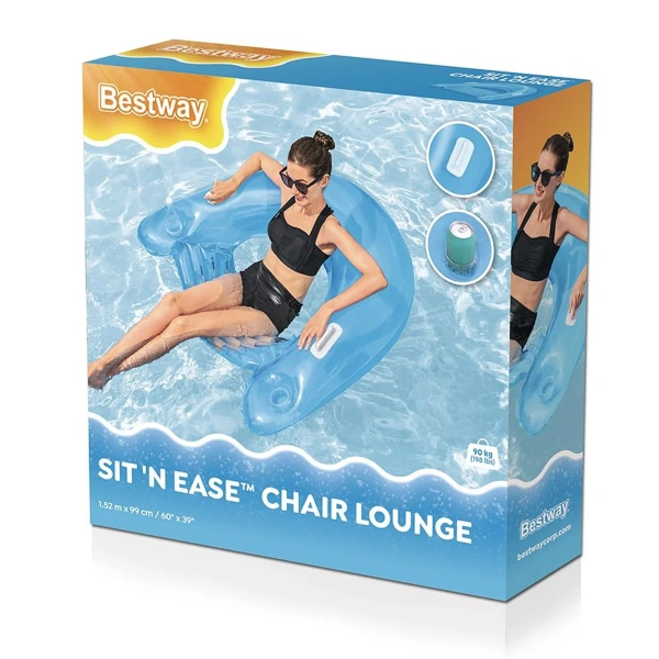 Сиденье надувное Bestway Sit N Ease 152х99 см в ассортименте 43118Е