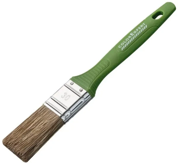 Кисть Color Expert флейцевая 40мм, толщ 6, пласт. рук., для гладких и шероховатых поверхносте