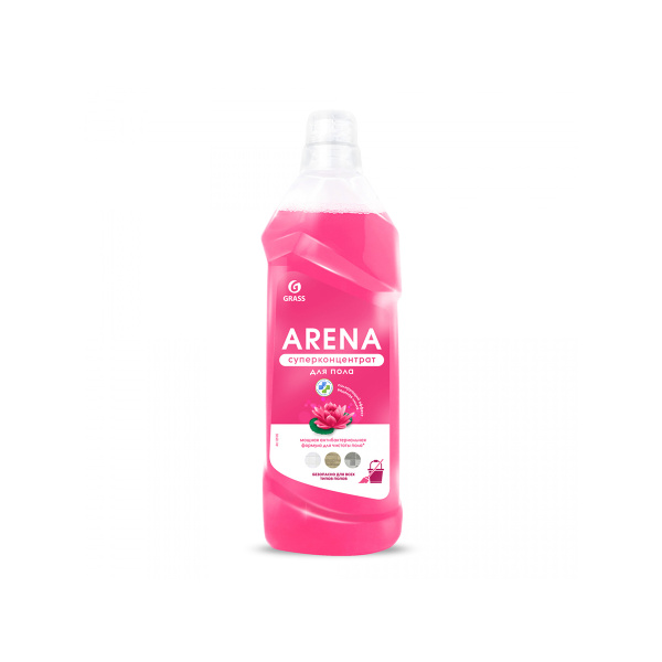 Средство для пола GRASS ARENA с полирующим эффектом цветущий лотос 1л 125185