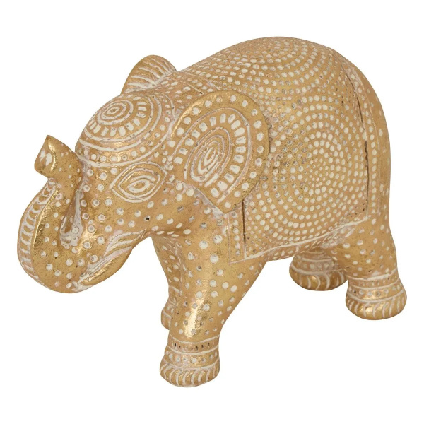 Фигурка декоративная Atmosphera Éléphant Gajah 11,5 см золото 211675