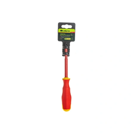 Отвертка диэлектрическая PH2*100mm, CrV, до 1000В, двухкомпонентная рукоятка//Сибртех