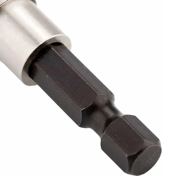 Адаптер для бит с ограничителем и двойным магнитом,1/4"//GROSS