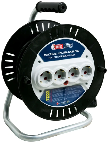 Удлинитель на катушке Horoz Electric (310.040.101) 40м  3*1.5