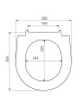 Сиденье для унитаза Iddis 142 бел. Soft close