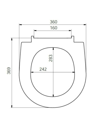 Сиденье для унитаза Iddis 142 бел. Soft close